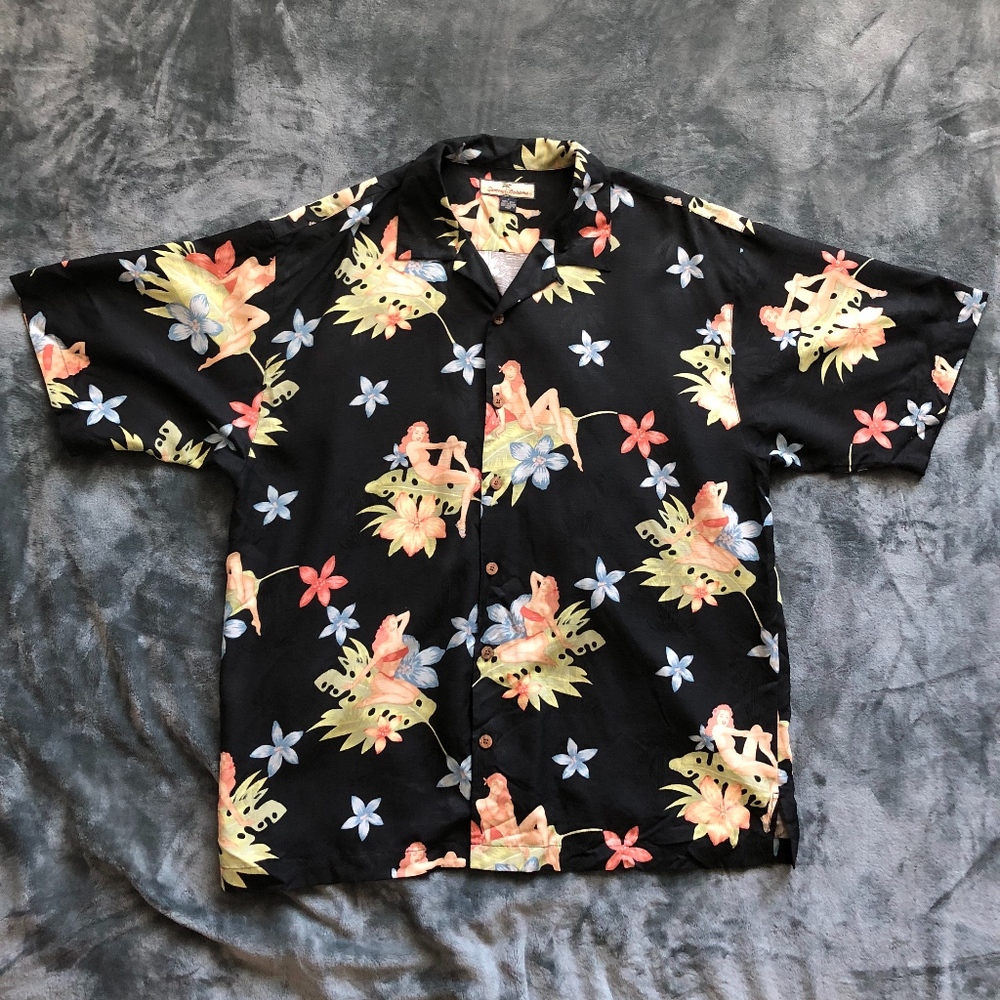 Tommy Bahama Hawaiian Silk Shirt